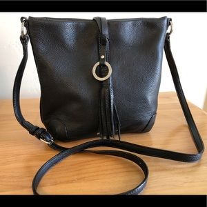 Sanctuary Leather Crossbody Black